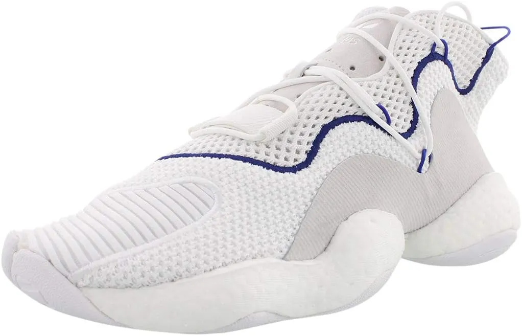 adidas Men's Crazy Byw High Top Sneakers, White/White, 13