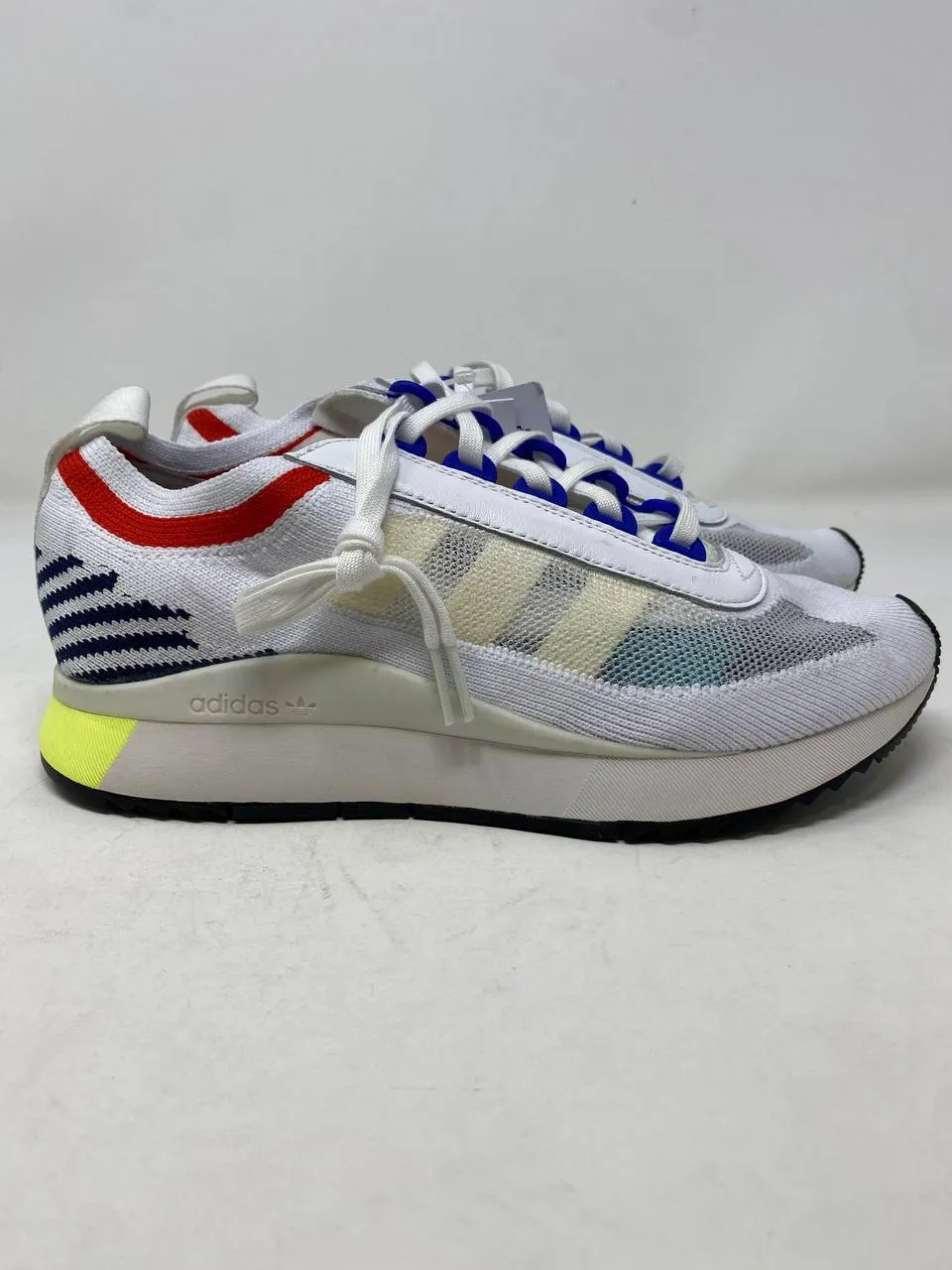 Adidas Retropy F2 J White Multicolor Sneakers Womens US 7 Like New