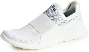 APL Women's Techloom Bliss Sneakers, Ivory/Navy/Rose Dust, White, 7.5 Medium US