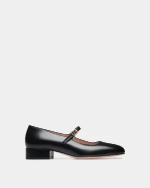 Ballyrina Pump in Black Leather