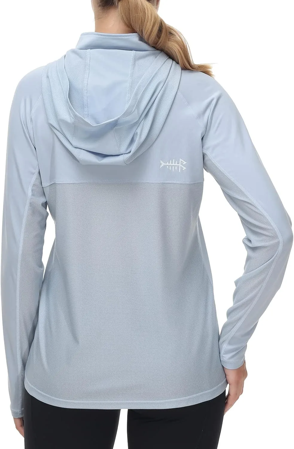 BASSDASH Women’s UPF 50  Performance Hoodie Long Sleeve UV Fishing Hiking Shirt