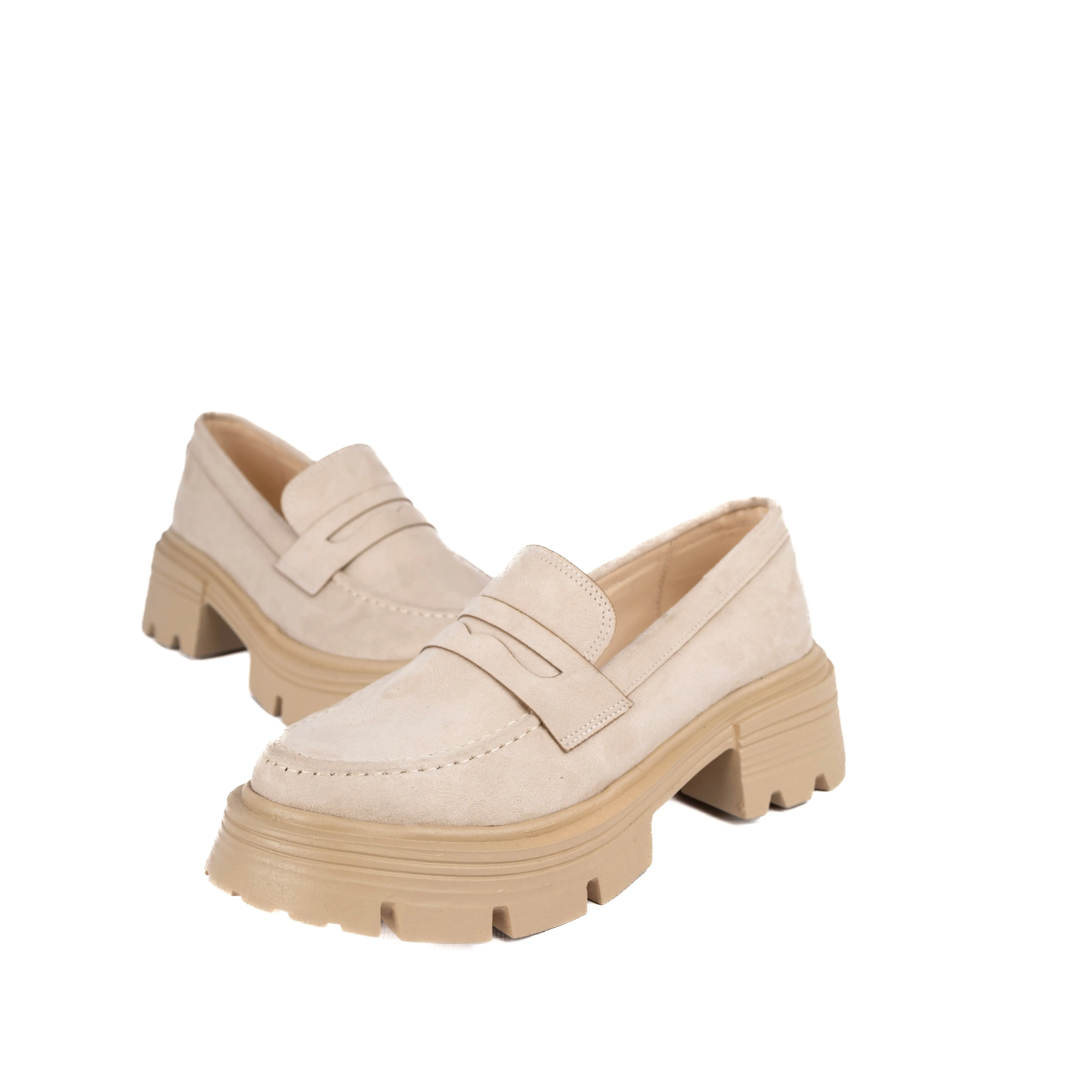 Beige Suede Urban Step