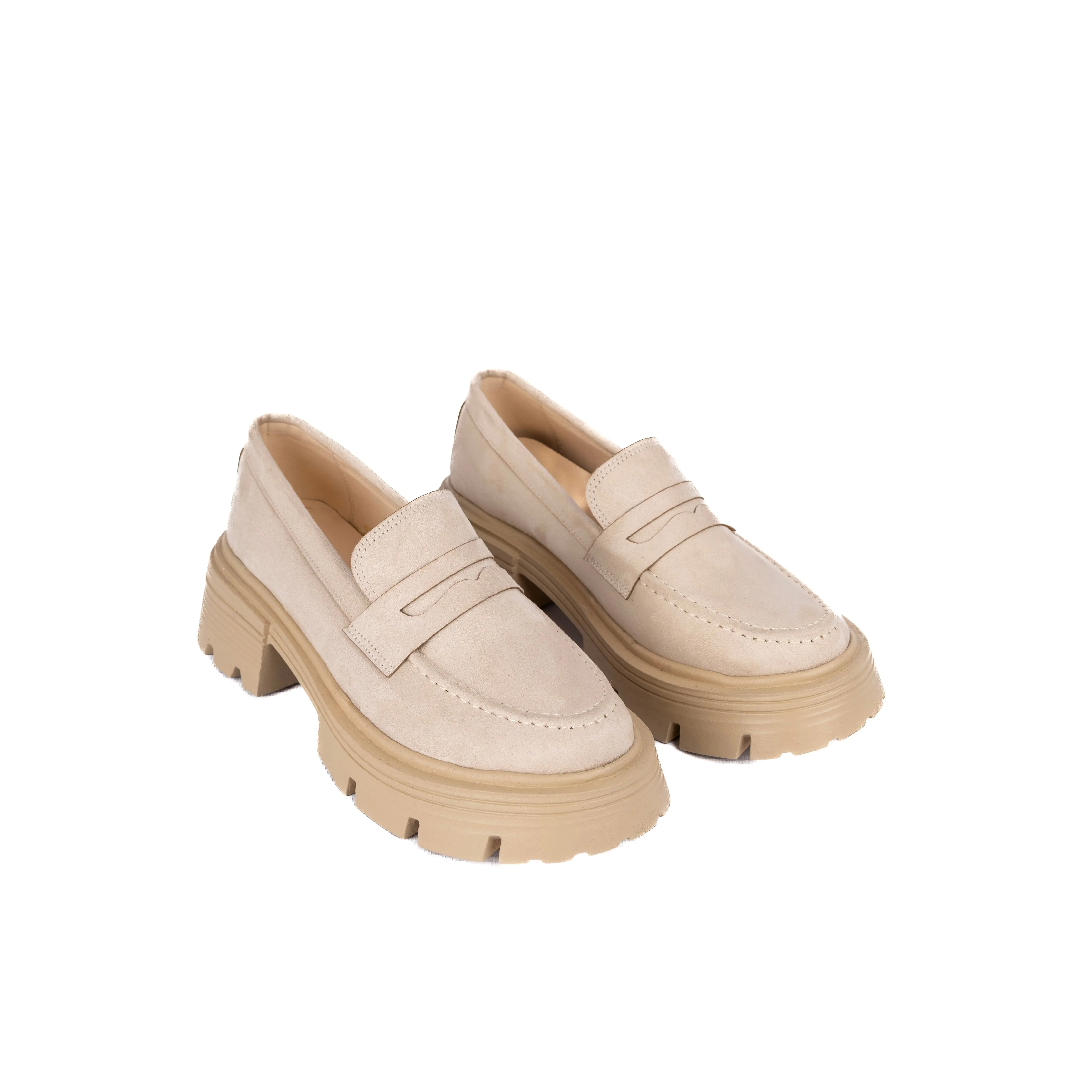 Beige Suede Urban Step