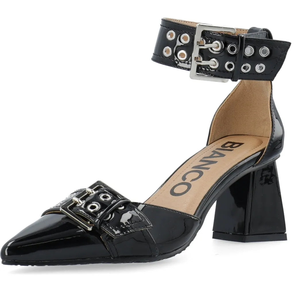 Biamaralyn Buckle D'Orsay Pump - Black