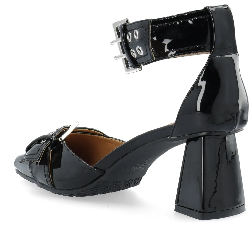Biamaralyn Buckle D'Orsay Pump - Black