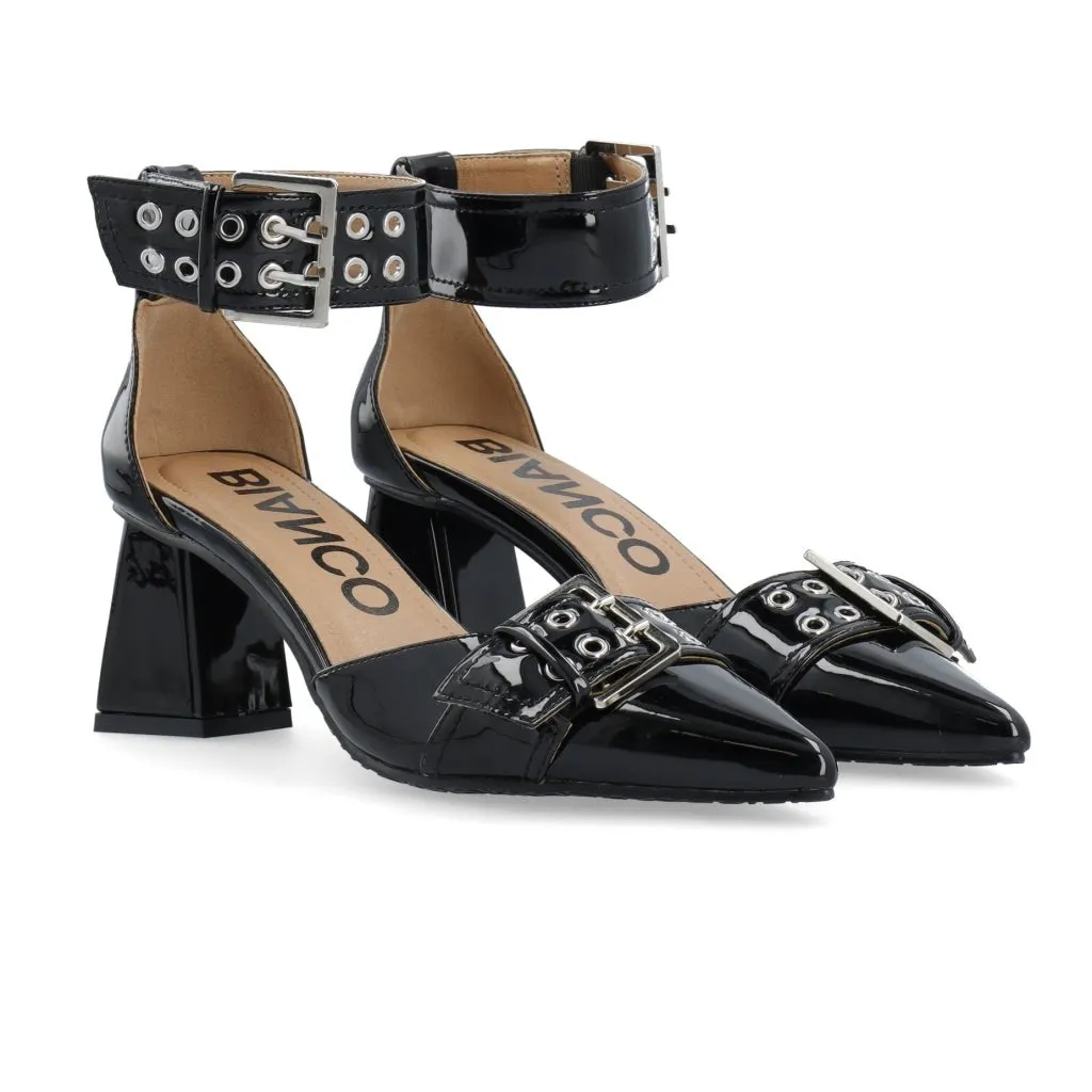 Biamaralyn Buckle D'Orsay Pump - Black