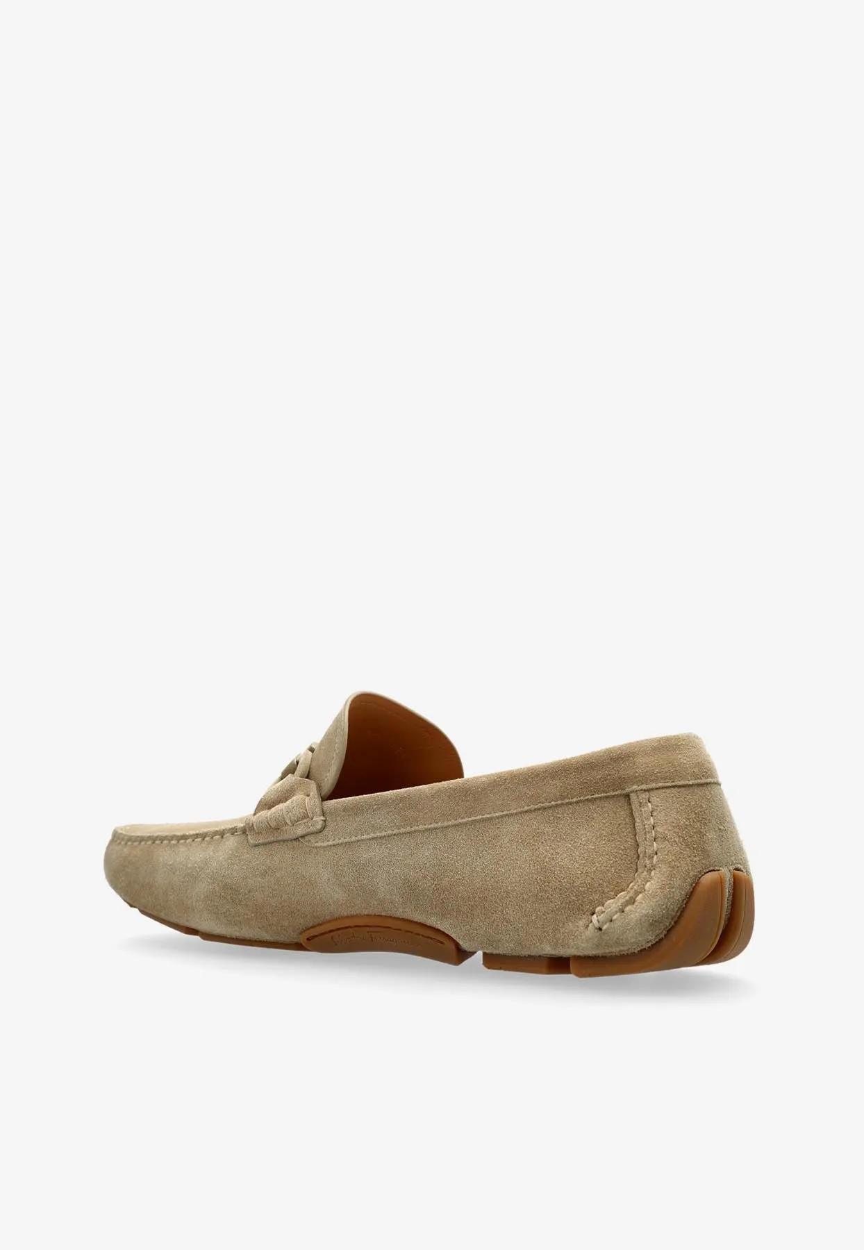 Byte Gancini Suede Loafers