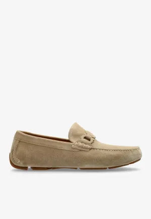 Byte Gancini Suede Loafers