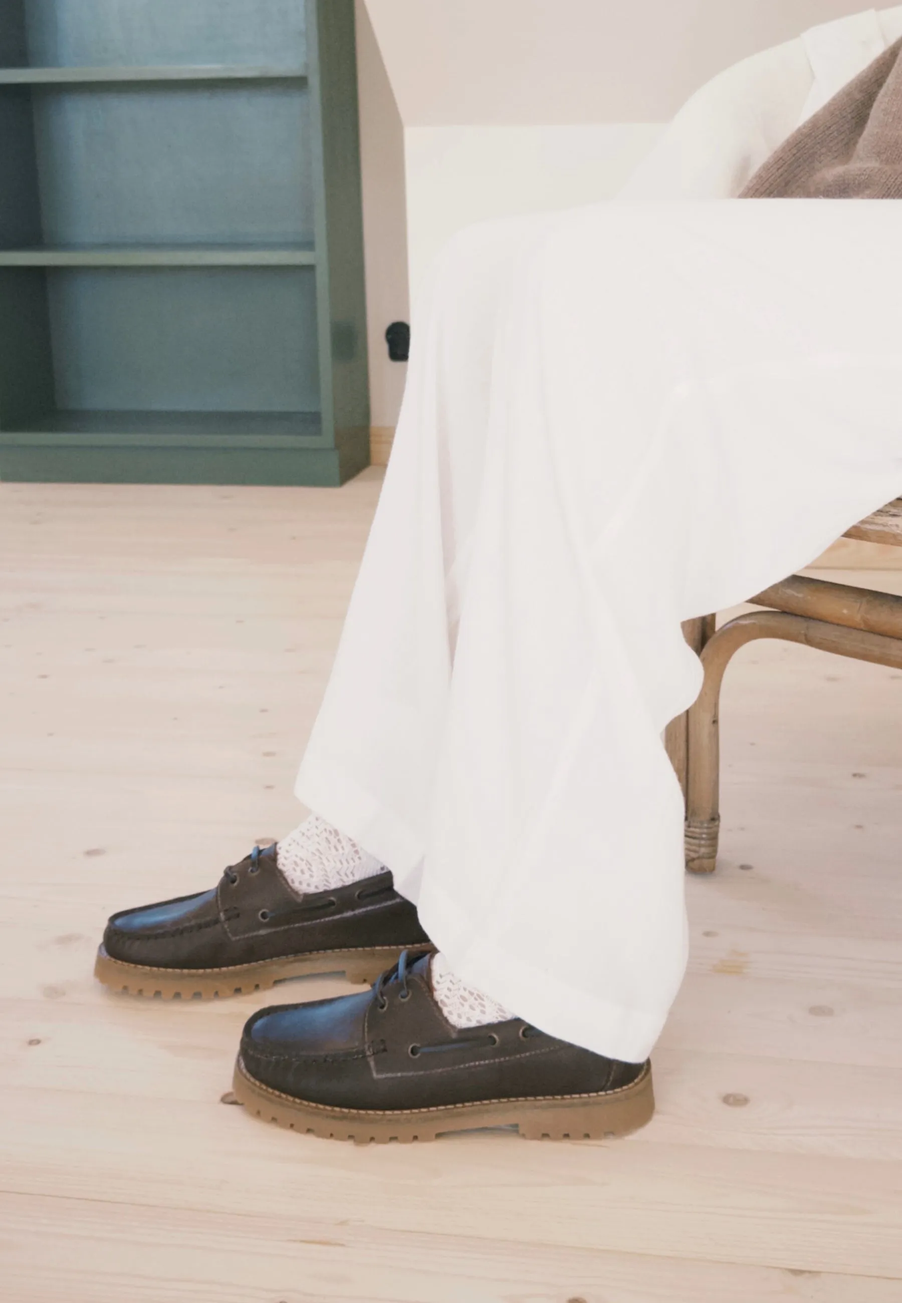 CASLENA BOAT SHOE - Coffee