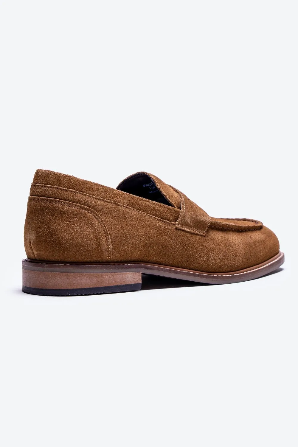 Cavani Jordan Suede Loafers - Light Brown