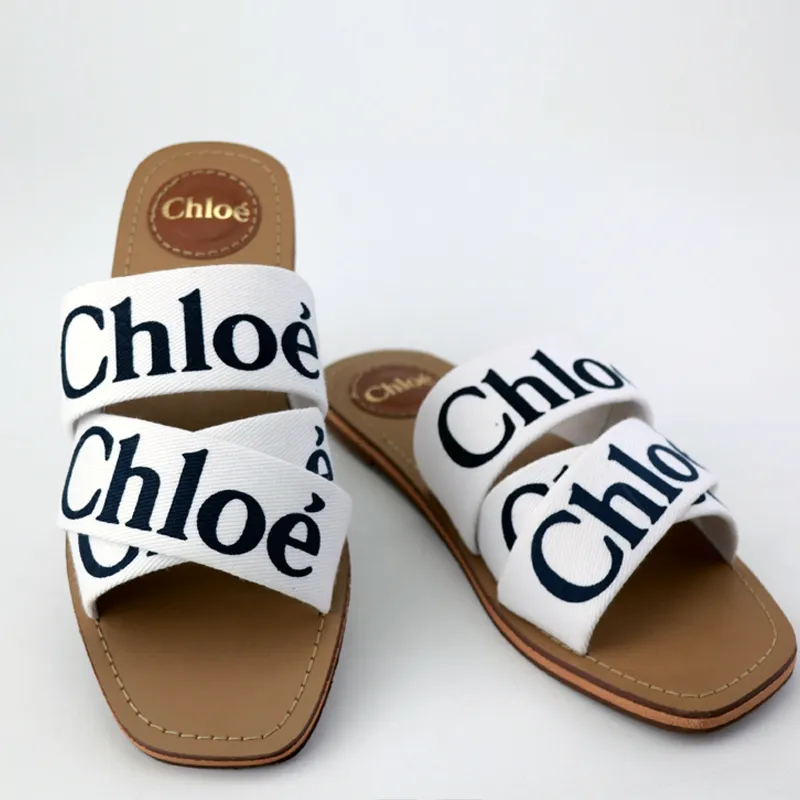 CHL Flat Sandals Criss Cross Woody Slipper Slides -#1006 #22
