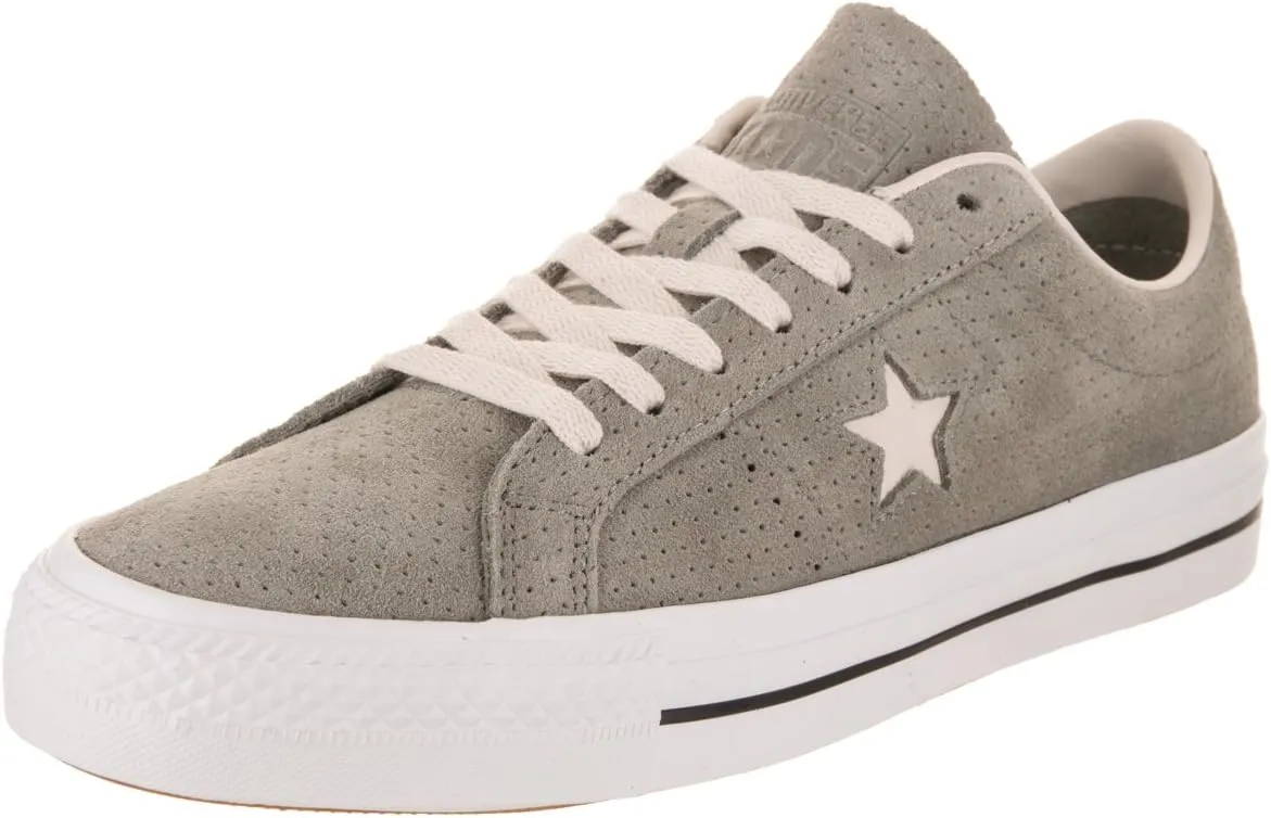 Converse Men's One Star Suede Ox Sneakers (Dark Stucco/Drift Wood/White, 6.5)