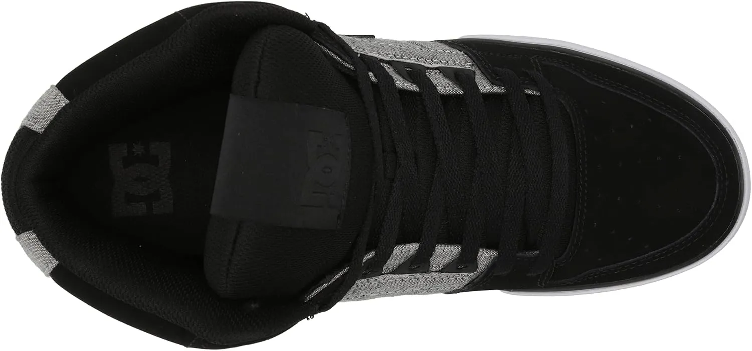 DC Men's Pure High Top Wc Skate Shoes Casual Sneakers