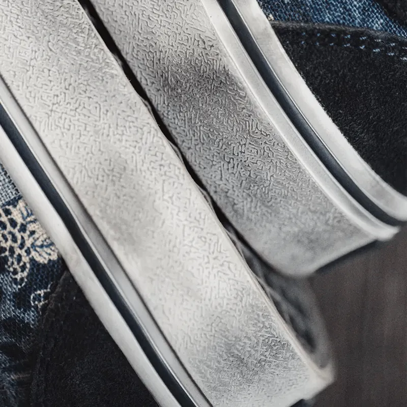 Deconstructed Retro Low Top Canvas Sneakers-Walden