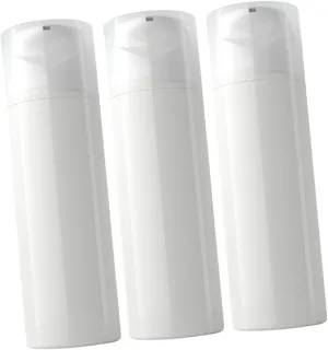DOITOOL Travel Cosmetic Container Set 3pcs 30ml Cream Bottle Buckle Cap Lightweight Portable for Travel Needs