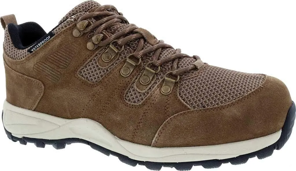 Drew Canyon Men's Orthopedic Waterproof Hiking Shoe - 4 Olive Suede - 9 Narrow