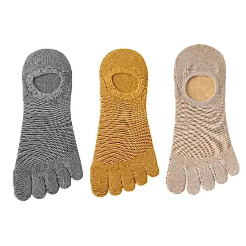 Fashion Casual Breathable Finger Boat Socks