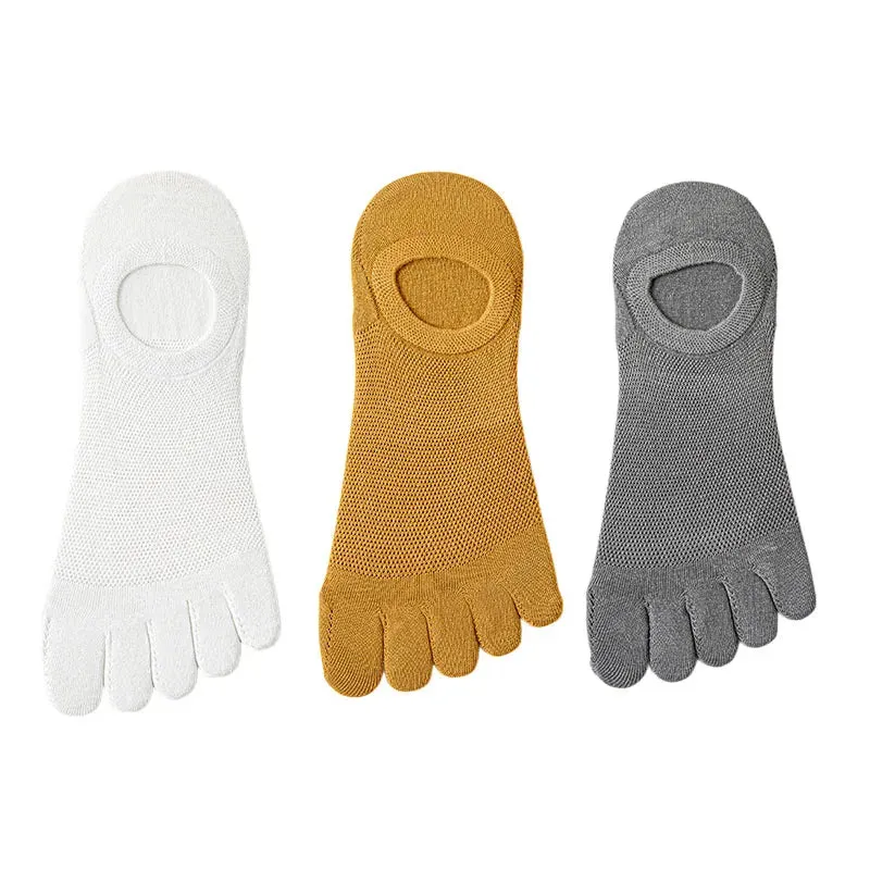 Fashion Casual Breathable Finger Boat Socks