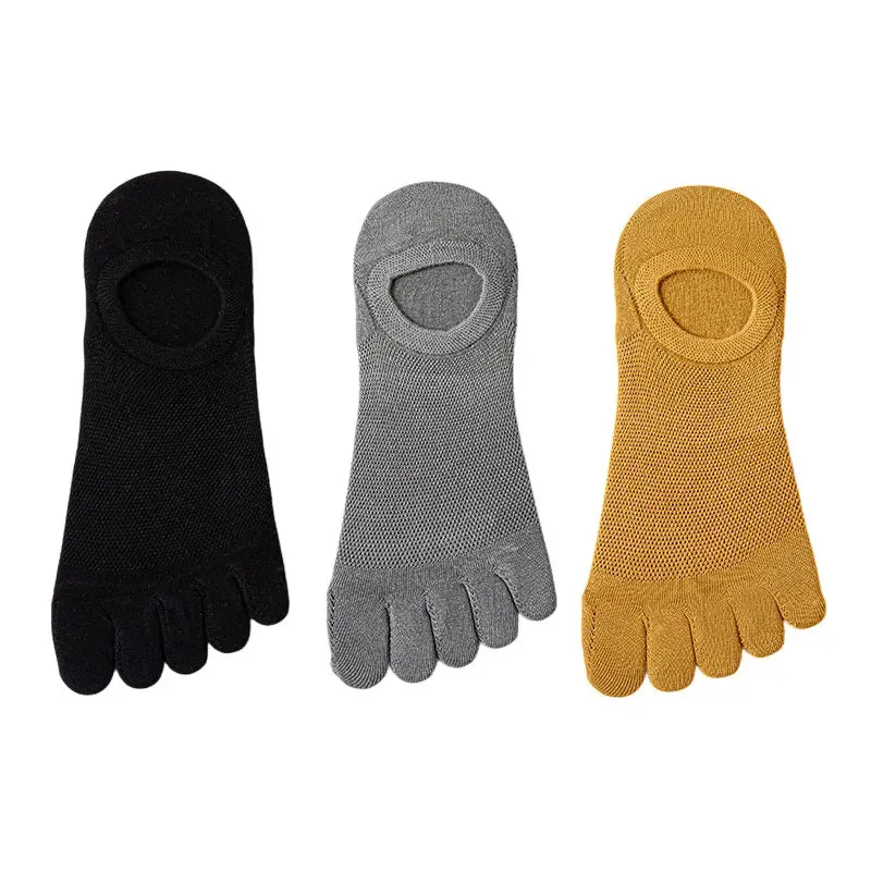 Fashion Casual Breathable Finger Boat Socks