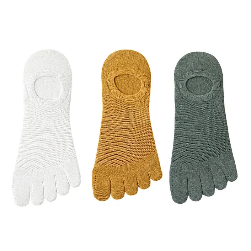 Fashion Casual Breathable Finger Boat Socks
