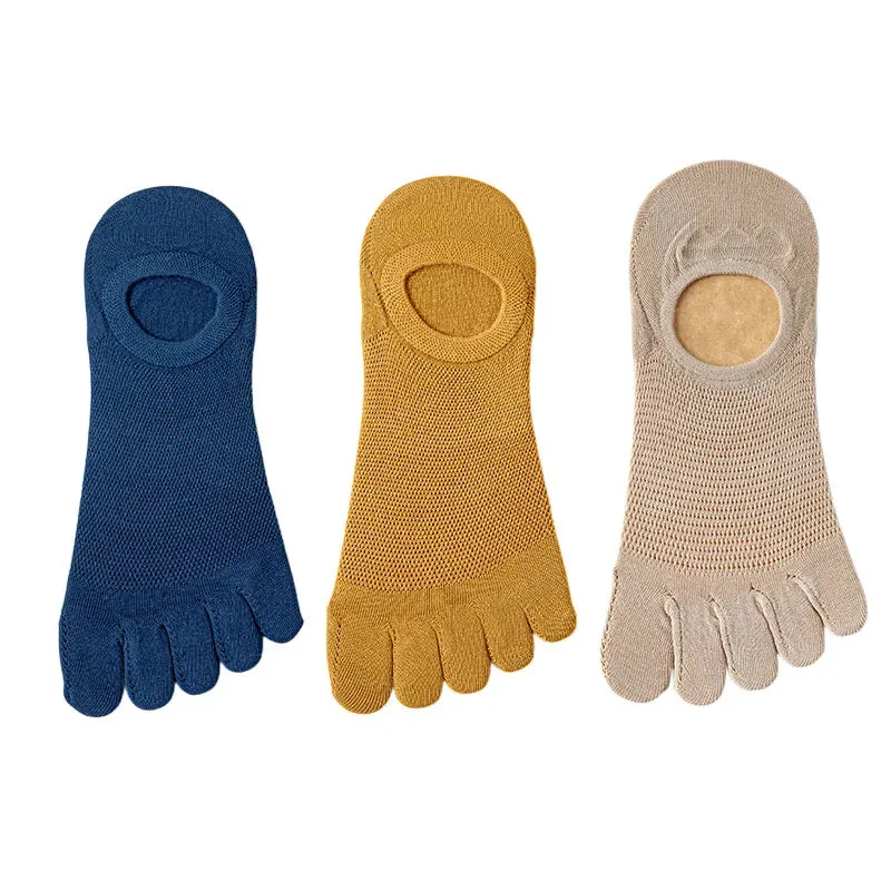 Fashion Casual Breathable Finger Boat Socks