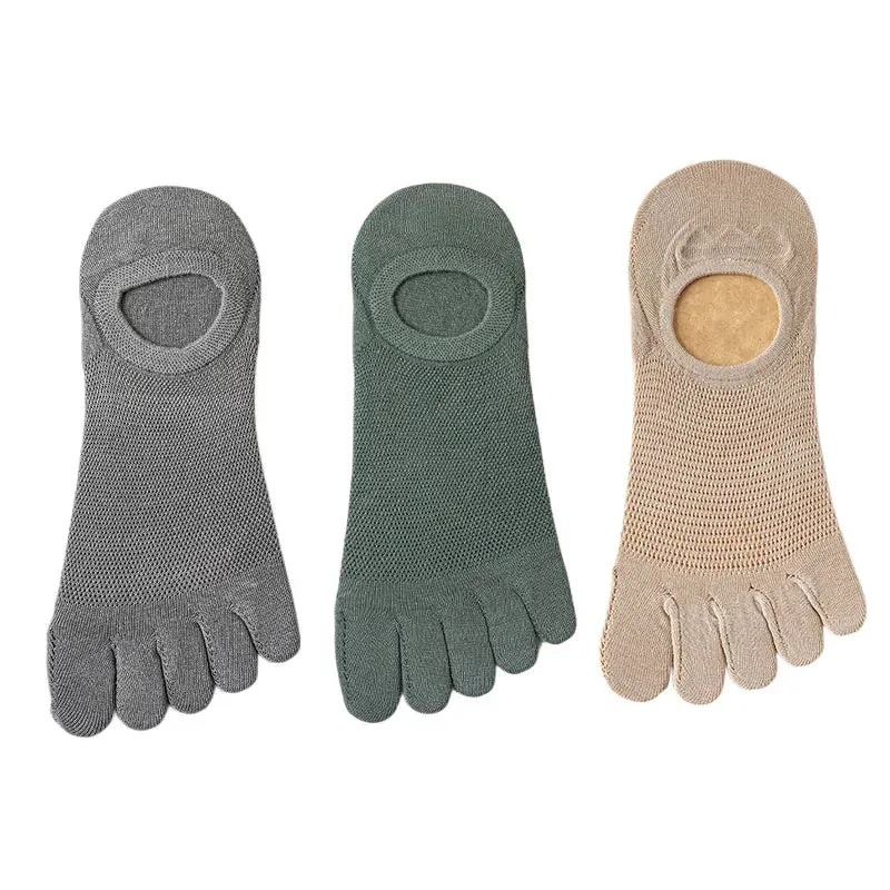 Fashion Casual Breathable Finger Boat Socks