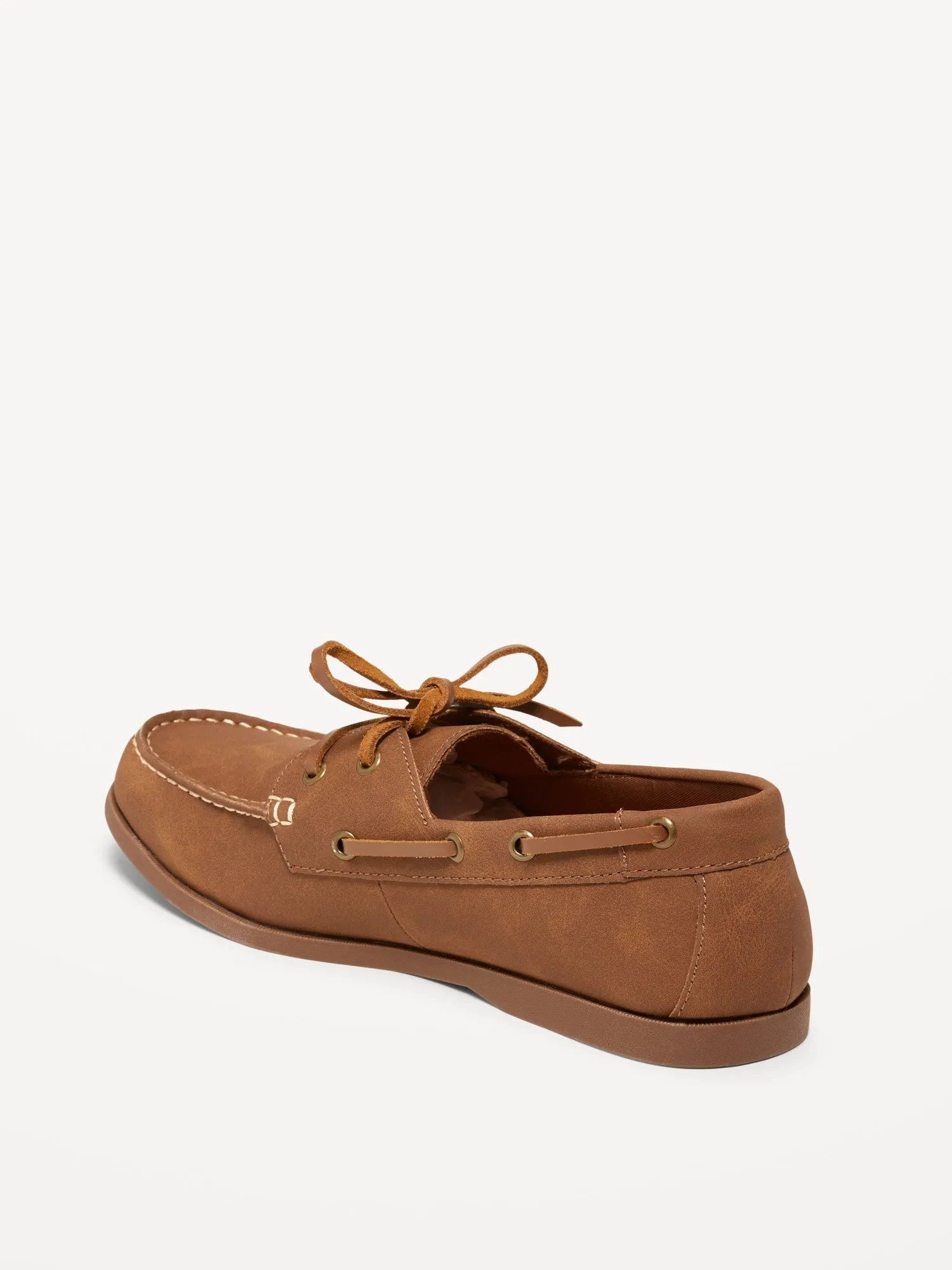 Faux-Suede Boat Shoes for Men