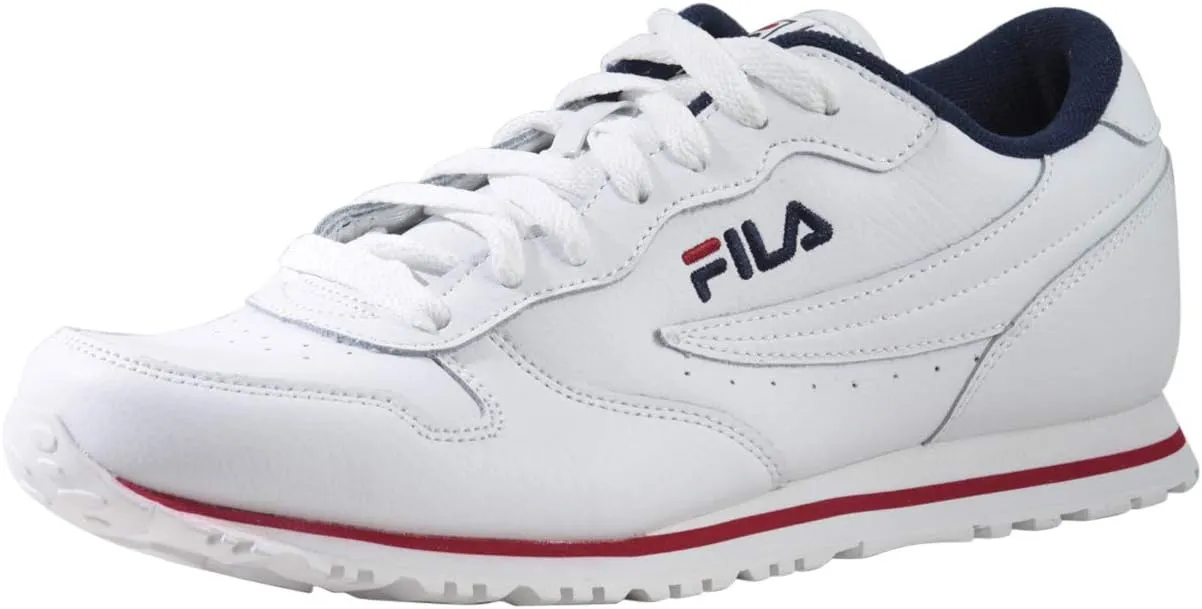 Fila Men's Euro-Jogger-II White Navy Red Sneakers Shoes
