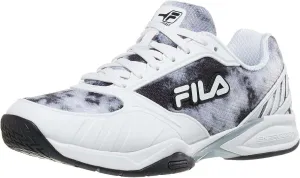 Fila Womens Volley Zone Pickleball Pickleball Sneakers Shoes - Black, White - Size 6.5 M