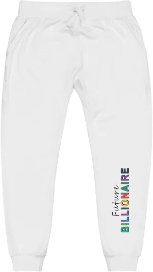 Future Billionaire Sweatpants White L