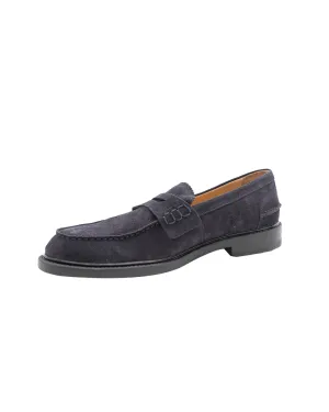 Gagliardi Navy Suede Loafers