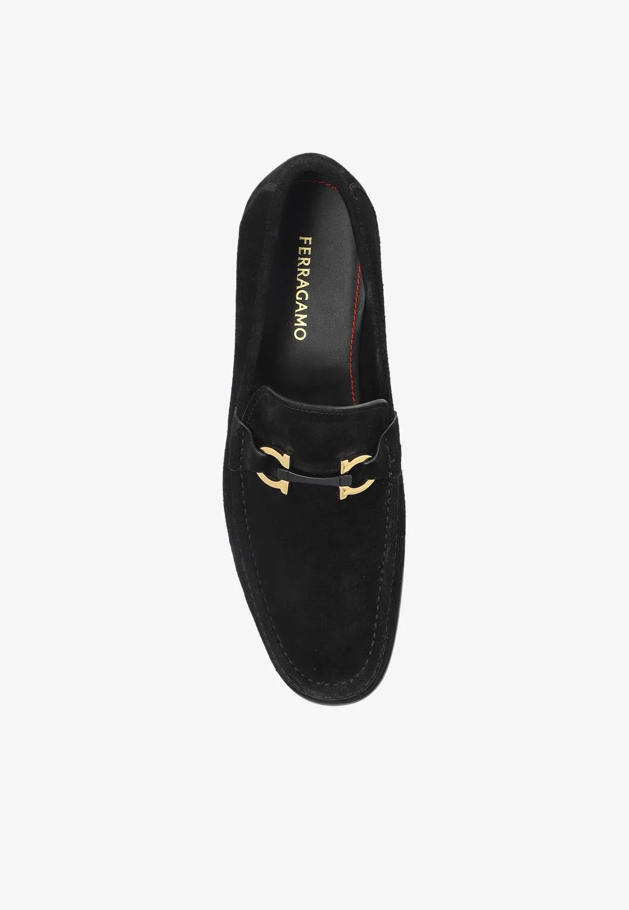 Grandioso Gancini Suede Loafers