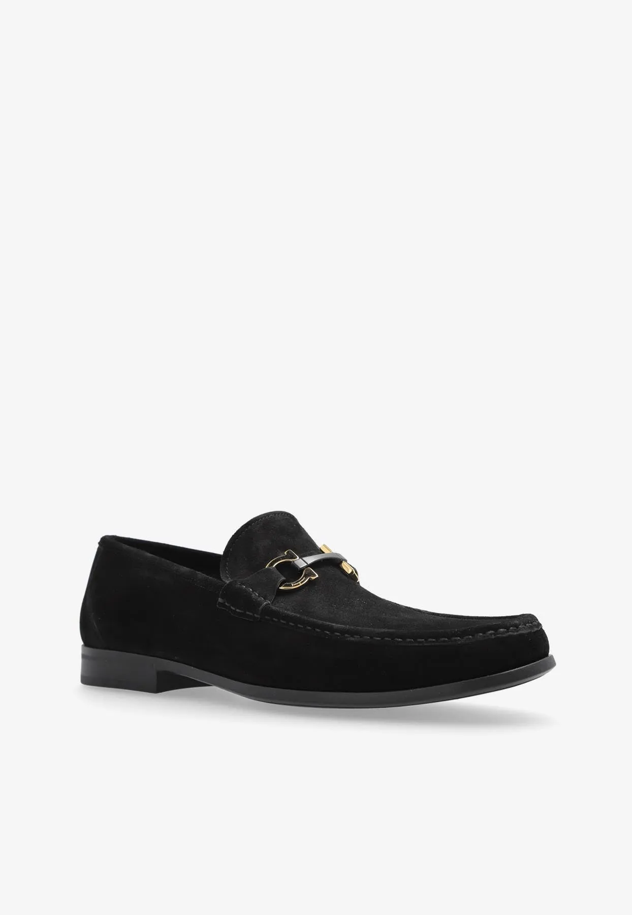 Grandioso Gancini Suede Loafers