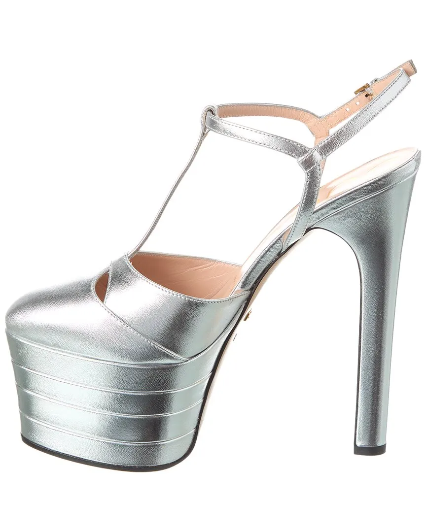 Gucci Leather Platform Pump