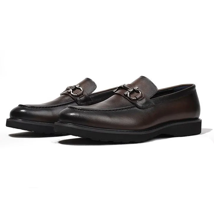 Handmade Classic Loafers in Full Grain Cow Leather