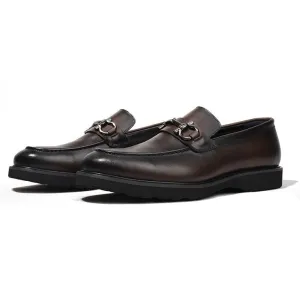 Handmade Classic Loafers in Full Grain Cow Leather