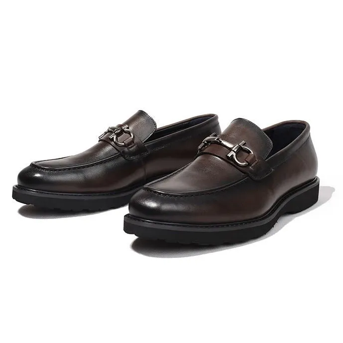 Handmade Classic Loafers in Full Grain Cow Leather