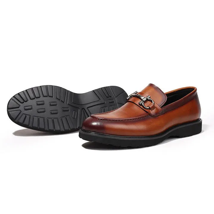 Handmade Classic Loafers in Full Grain Cow Leather