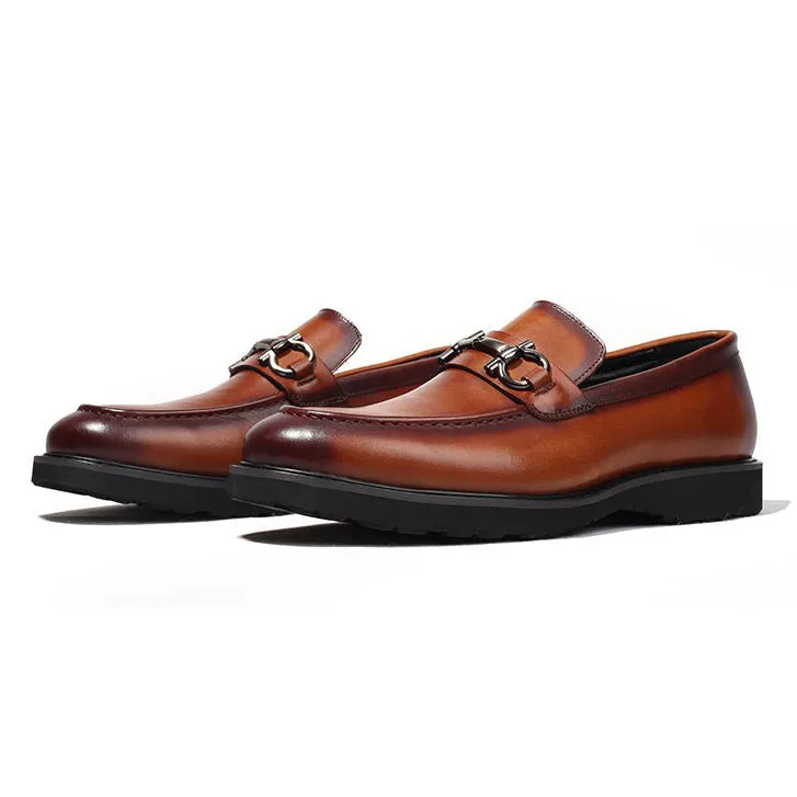 Handmade Classic Loafers in Full Grain Cow Leather