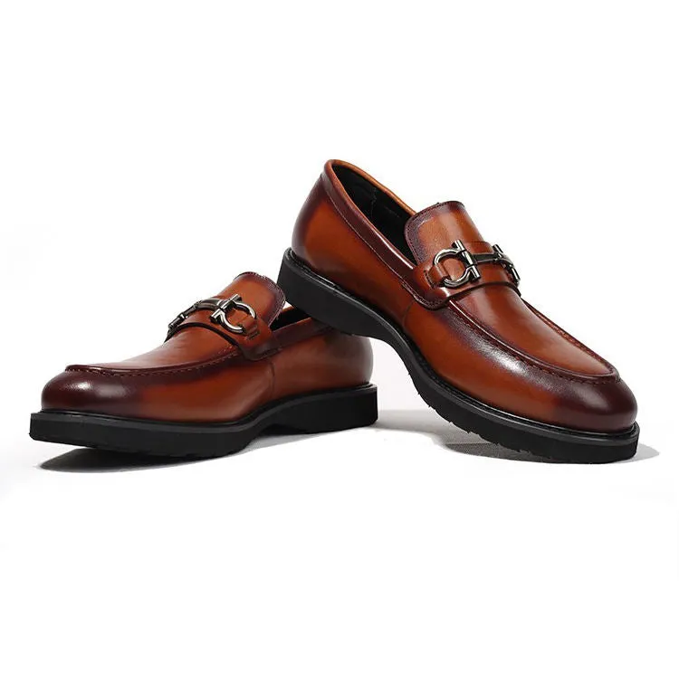 Handmade Classic Loafers in Full Grain Cow Leather