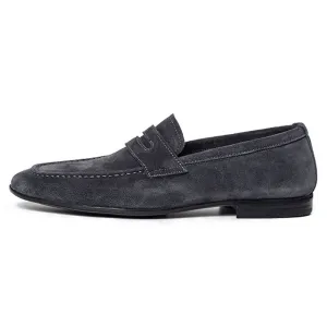 Handmade Full Grain Leather Suede Moccasin Loafers