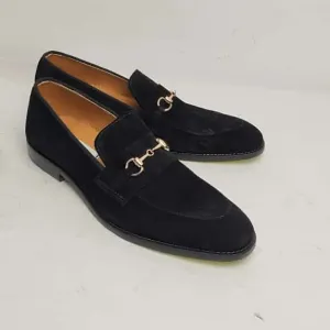 Horsebit Suede Loafers