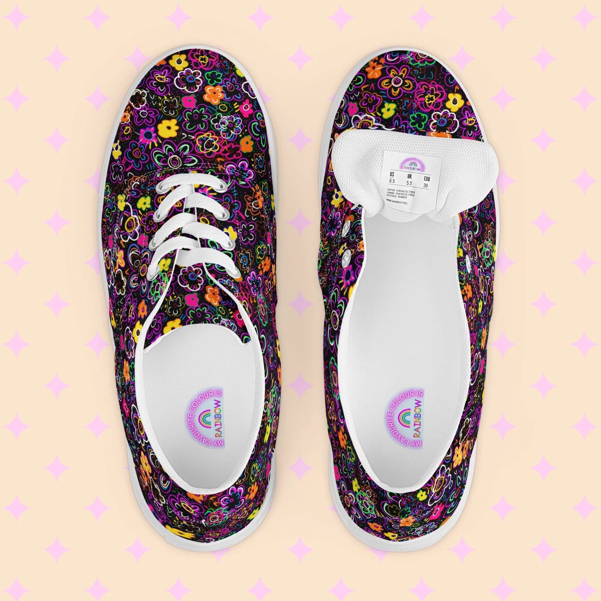 In the Midnight Garden Canvas Sneakers