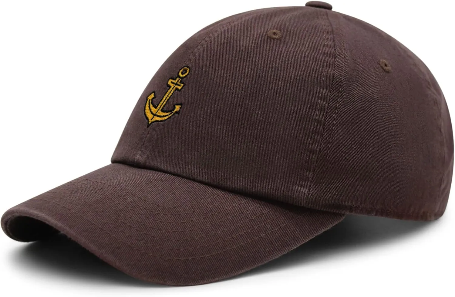 JPAK Anchor Premium Dad Hat Embroidered Cotton Baseball Cap Boat Pirate