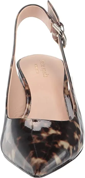 Kate Spade New York Women's MIKA Sling-Back Pump, Tortoise, 9.5 M US