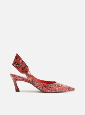 Laura Mid Stiletto Paisley Pump