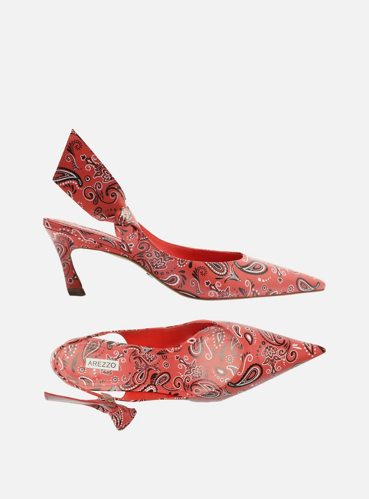 Laura Mid Stiletto Paisley Pump