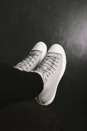 Light Grey Canvas Sneakers