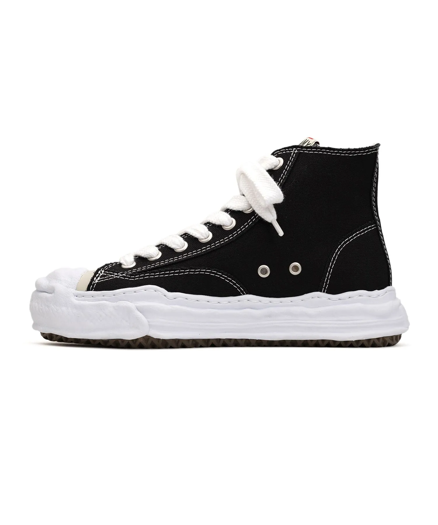 Maison Mihara Yasuhiro - HANK / Original Sole Canvas High-Top Sneaker - Black