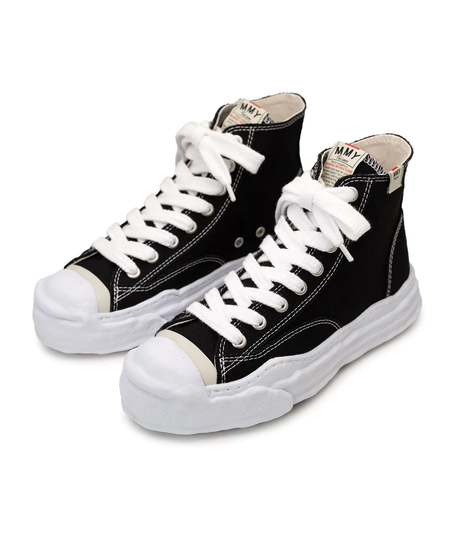 Maison Mihara Yasuhiro - HANK / Original Sole Canvas High-Top Sneaker - Black
